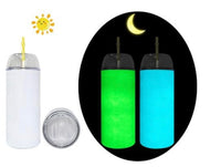 BLANK Sublimation 22oz Glow in the Dark Tumblers w/ DIY Dome Lid