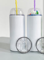BLANK Sublimation 22oz Glow in the Dark Tumblers w/ DIY Dome Lid