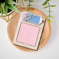 Personalized Teacher Appreciation Sticky Pad Holder