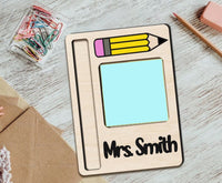 Teacher Appreciation Sticky Pad Holder