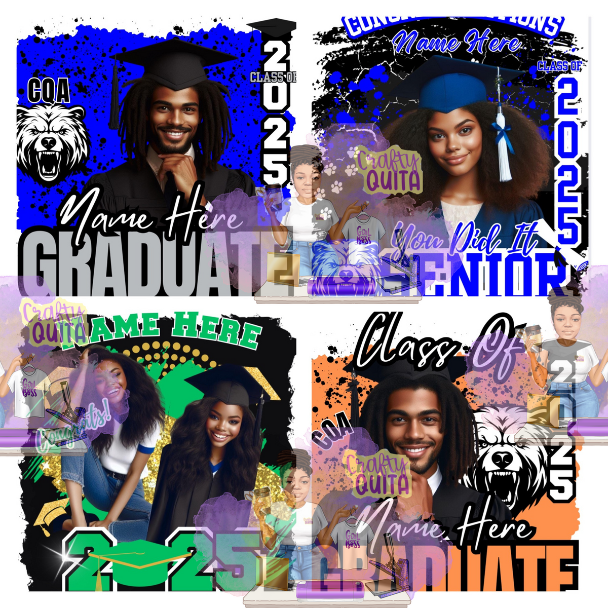 Graduation Editable Template – Crafty Quita’s Tee and Things LLC