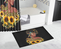 Matching Shower Curtain and Bath Rug