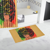Matching Shower Curtain and Bath Rug