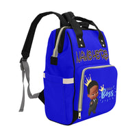 Black Baby Boss Multi-Function Diaper Backpack/Diaper Bag