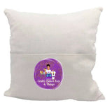 Sublimation Canvas Pillow with Pocket