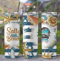 Salty Little Beach 20oz Tumbler