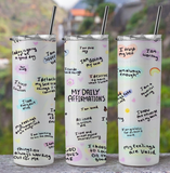 Daily Affirmations 20oz Tumbler