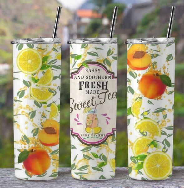 Sassy and Southern Fresh Made Sweet Tea 20oz Tumbler