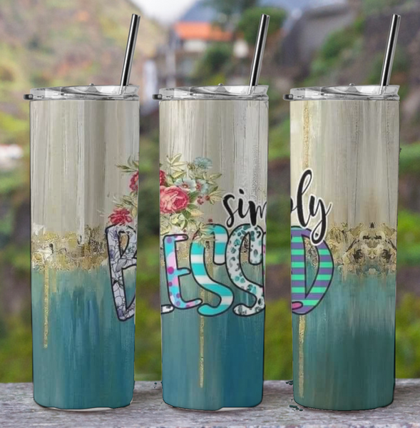 Simply Blessed 20oz Tumbler