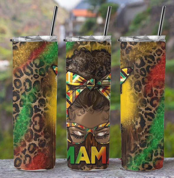 Mama Animal Print 20oz Tumbler
