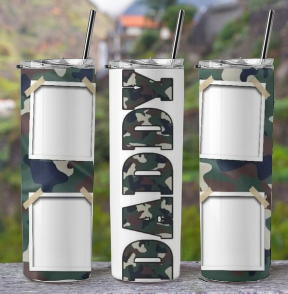 Just Add Photos Daddy 20oz Tumbler